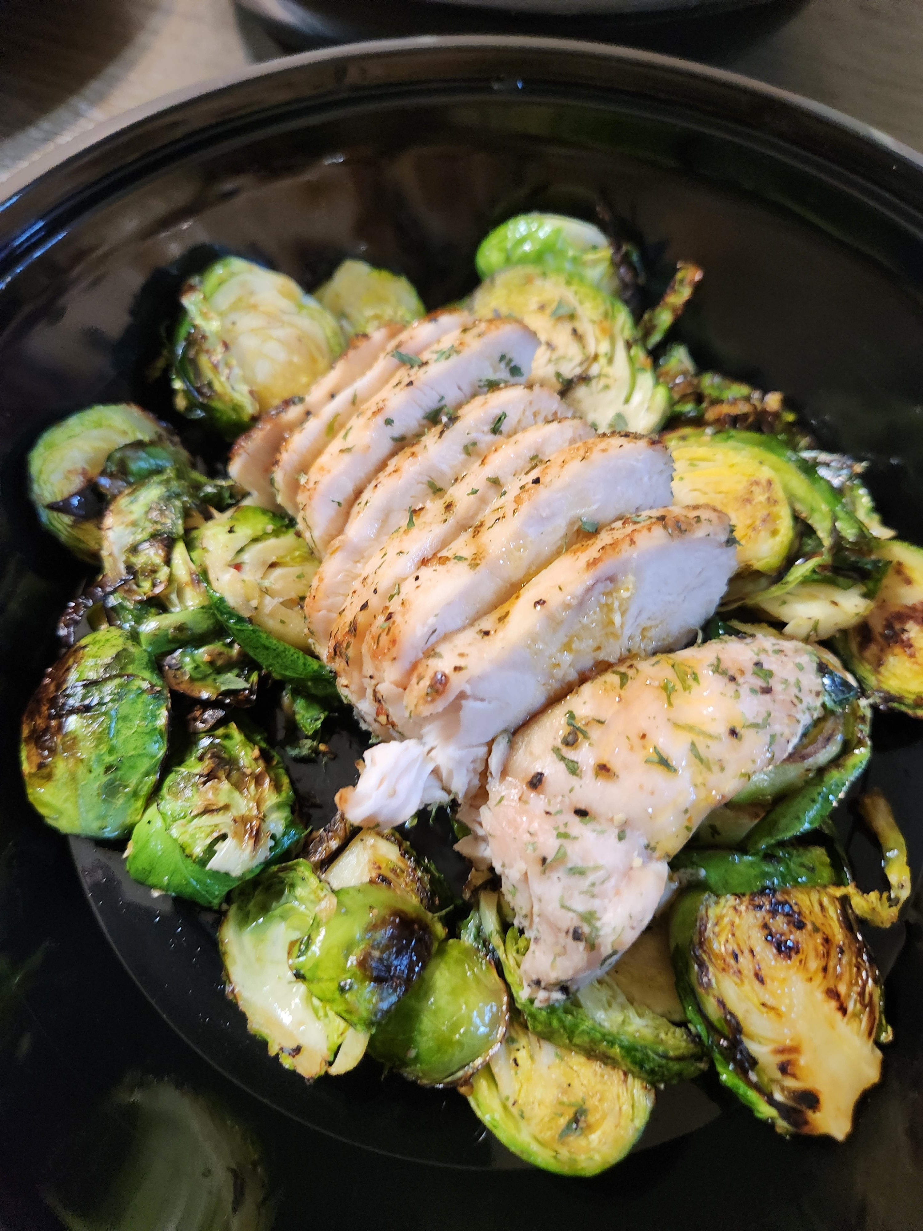 5 meal preps total (3 Proteins & 3 Vegetable option)