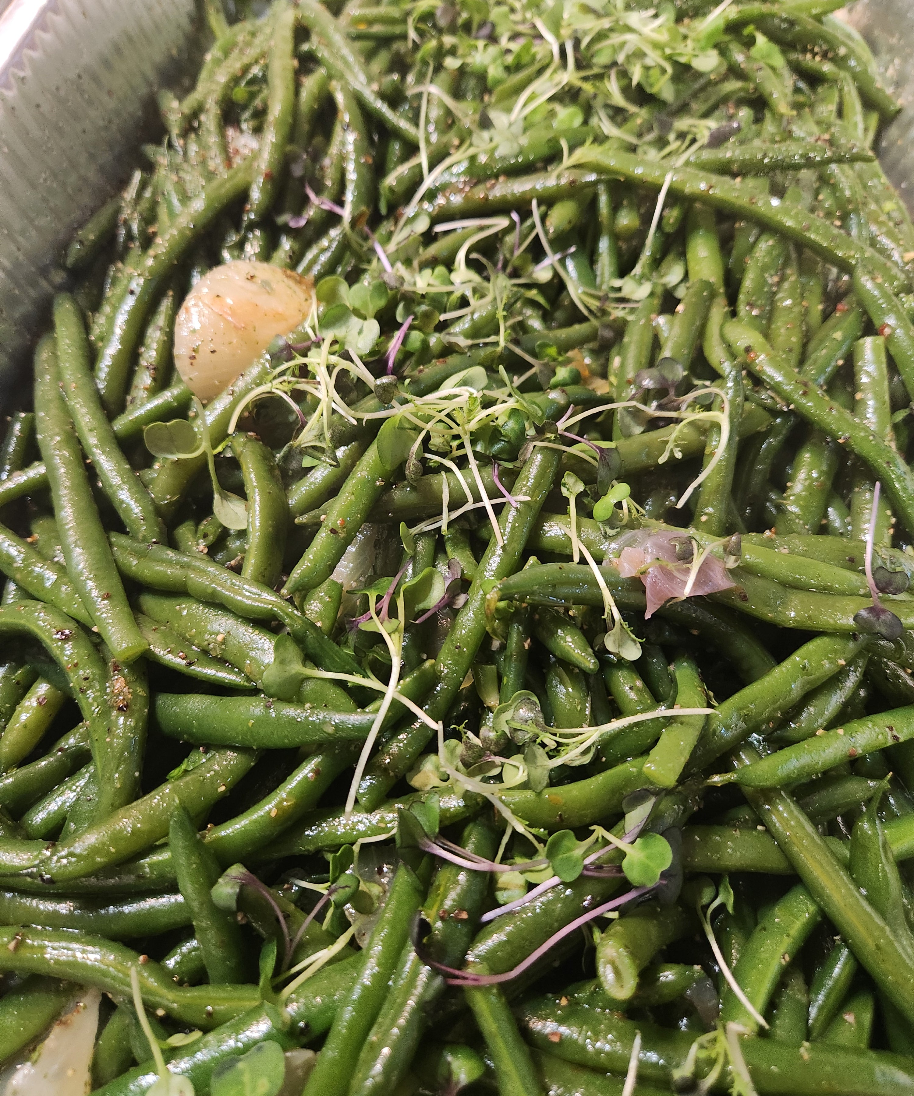 Additional vegetable option separate from the original 3 vegetables selected.